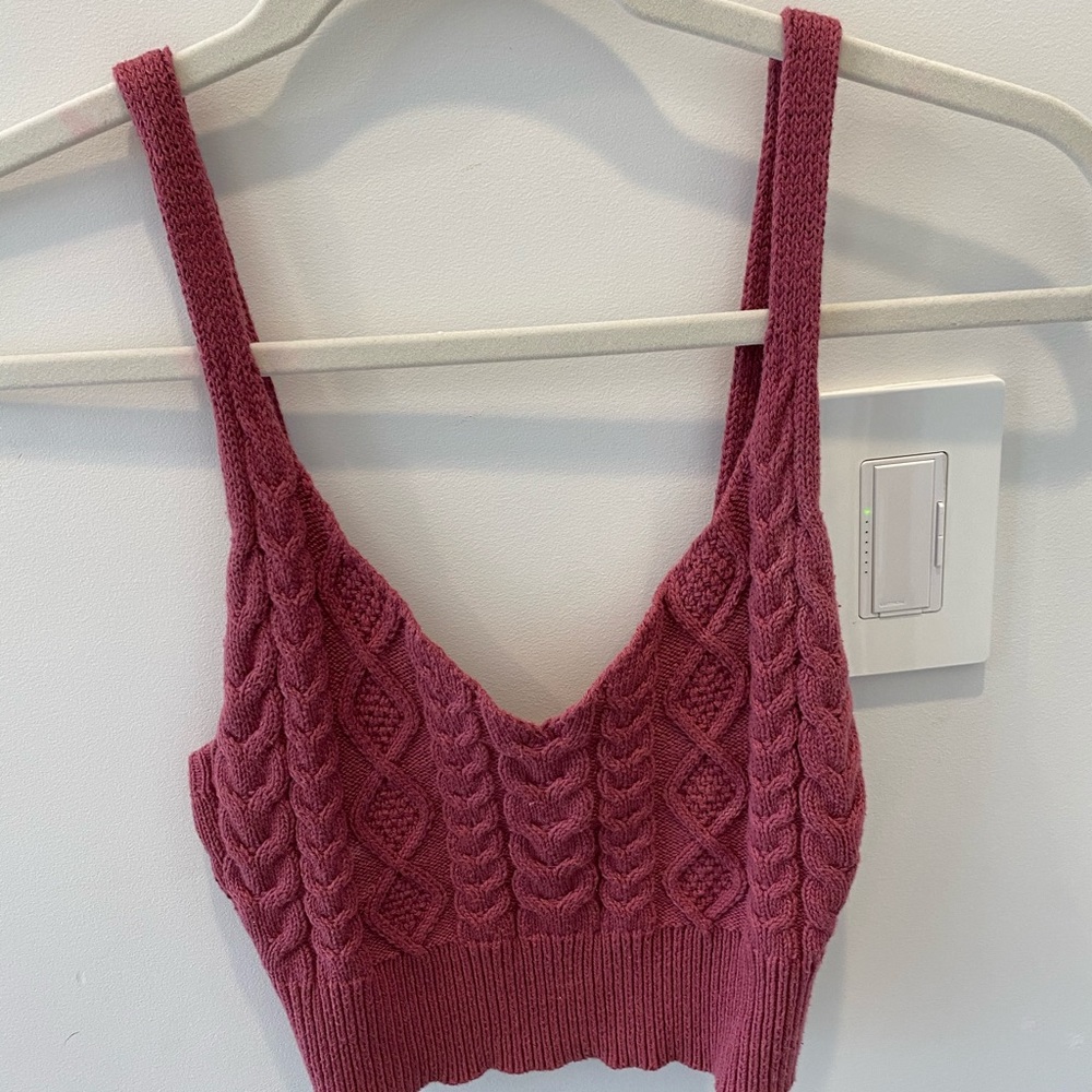 Pink Crop Top
